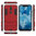 Slim Armour Tough Shockproof Case & Stand for Nokia 8.1 - Red
